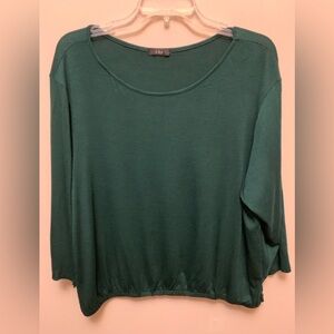 K & C Dark Green Top